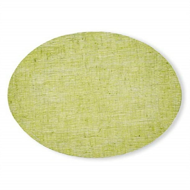 moderntwist Linen Print Placemat 100 plastic free silicone tabletop