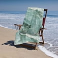 thumbnail image 5 of Horizontal Microfiber Absorbent Bath Towel 52×32in Household Blanket For Quick Drying Beach School Outdoor Travel Travel Lightseagreen Marble_4, 5 of 8