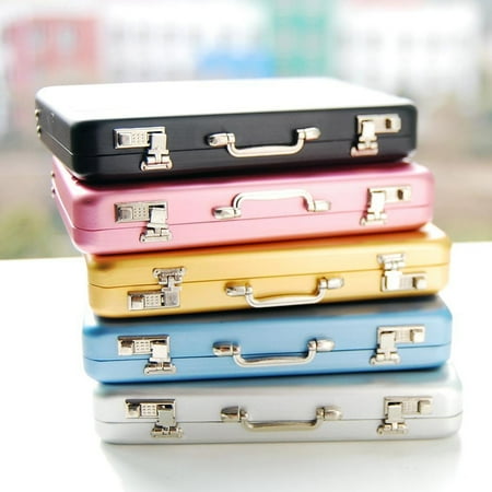 

Kuorak 1/6 Dollhouse Mini Cute Password Luggage Box Portable Suitcase Toy Ornament