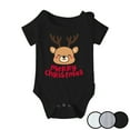 thumbnail image 2 of mgoYE Matching Family Christmas T-Shirt Christmas T-Shirts for Family Couple Outfit Tee Christmas Top Parent-Child Short Sleeves(Black,12-15 Months), 2 of 5