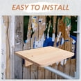 thumbnail image 4 of LITINKIMI Butterfly House Base Outdoor Library Box Rectangular Wooden Support 1Set, 4 of 8