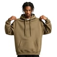 thumbnail image 2 of Men’s Fleece Hoodie Pullover with Kangaroo Pocket Lightweight Basis Pullover Sweatshirt Hooded Casual Fall Winter Y2k Hoodies, 2 of 7