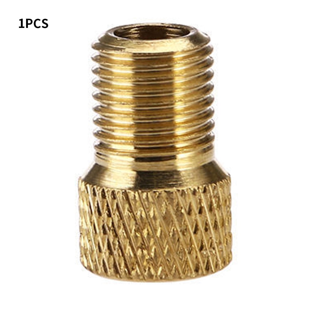 Wweixi Bike Tire Valve Adapter Presta Valve Adapter To Schrader Convert Nozzle Copper Inflation Adaptor Pump 1pc Other Show As Pictures