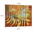 thumbnail image 5 of Golden Path Autumn Canvas Wall Art Orange And Gold Tones, 5 of 5