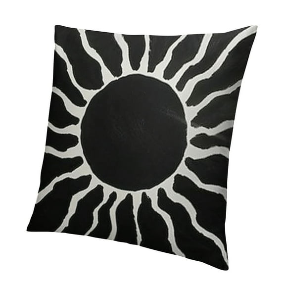 BANET Pillow Covers , Outdoor Black set shine Decorative Throw Pillow Covers Farmhouse Abstract rise Cushion Case for Home Couch Sofa Decor White