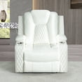 thumbnail image 2 of Chicago Chair & Sofa Set-Color:White,Fabric:Air Leather,Style:Chair and Loveseat, 2 of 10