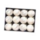 thumbnail image 2 of 12 bolas navideñas de terciopelo, adornos irrompibles para el árbol de Navidad, elegantes Blanco, 2 of 9