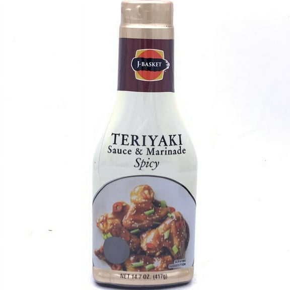 J-Basket Teriyaki Sauce & Marinade - Spicy 14.7oz/(417g)