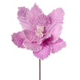 thumbnail image 1 of Frosted Lavender Poinsettia Stem Decoration, 1 of 1