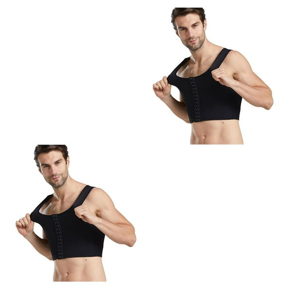Sonducket Chalecos con forma de pecho para hombre, Control masculino, ginecomastia de mama, elevación de postura, corsé correcto, sujetador moldeador de Type1 NO1 Sonducket CBP236955