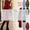 thumbnail image 3 of Smsaxvxz Women's Zip Up Hoodies Fall Fashion Solid Long Sleeve Sweatshirts Oversized Winter Cardigan Jacket Coat with Pocket Purple 2XL, 3 of 7