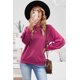 thumbnail image 3 of ABPHQTO Sudadera de mujer con manga raglán y mangas raglán de color morado, 3 of 5