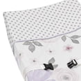 thumbnail image 5 of Sweet Jojo Designs Watercolor Floral Purple Pink and Grey Changing Pad Cover, 5 of 6