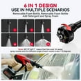 thumbnail image 6 of Audew Andeman 600PSI Cordless Pressure Washer Pro - 4.0Ah Battery ，6-in-1 Multipurpose Cleaner, 6 of 9