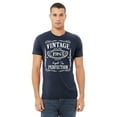 thumbnail image 2 of 40th Birthday VINTAGE 1983 Men's T-shirt, L, Navy, 2 of 3