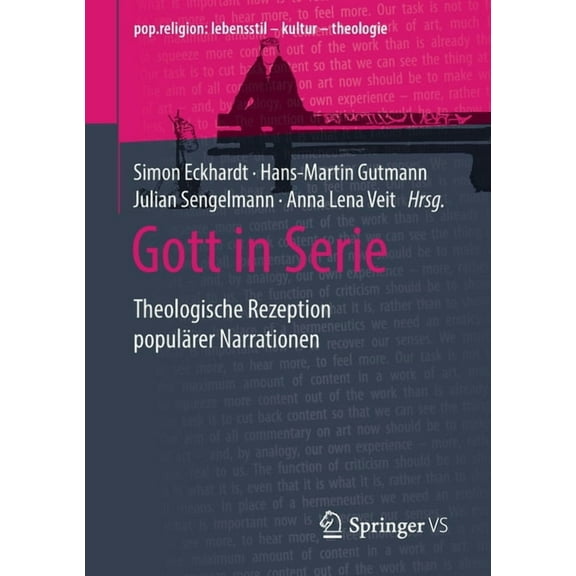 Pop.Religion: Lebensstil - Kultur - Theo Gott in Serie: Theologische Rezeption Populärer Narrationen, (Paperback)