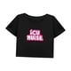 thumbnail image 3 of Camiseta corta Yuyangstore informal para mujer ropa deportiva suave de verano cuello redondo XL, 3 of 7