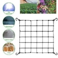 thumbnail image 4 of Malla elástica de 90 x 90 cm, malla enrollable para soporte de plantas para carpas de plantación, malla enrollable para sala de plantación hidropónica y malla universal resistente con ganchos de acero, 4 of 5
