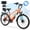 Orange, variant on ESKUTE C200D 70-Mile Electric Bike for Adults, 840Wh Removable Battery, 1300W Peak Motor, Up to 28MPH, 26" Tires, 7-Speed Step-Over E-Bike, Purple with Phonebag & Lock, UL2849