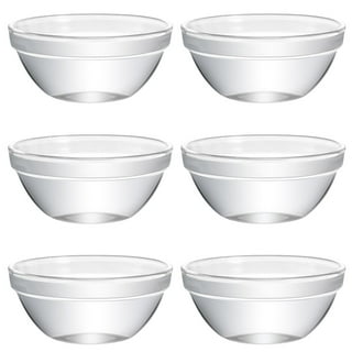 Hemoton Soup Bowls Crystal Salad Bowl Glass Serving Bowl Large Salad Bowl  Glass Ice Cream Bowls Glass Food Containers Large Clear Serving Bowl