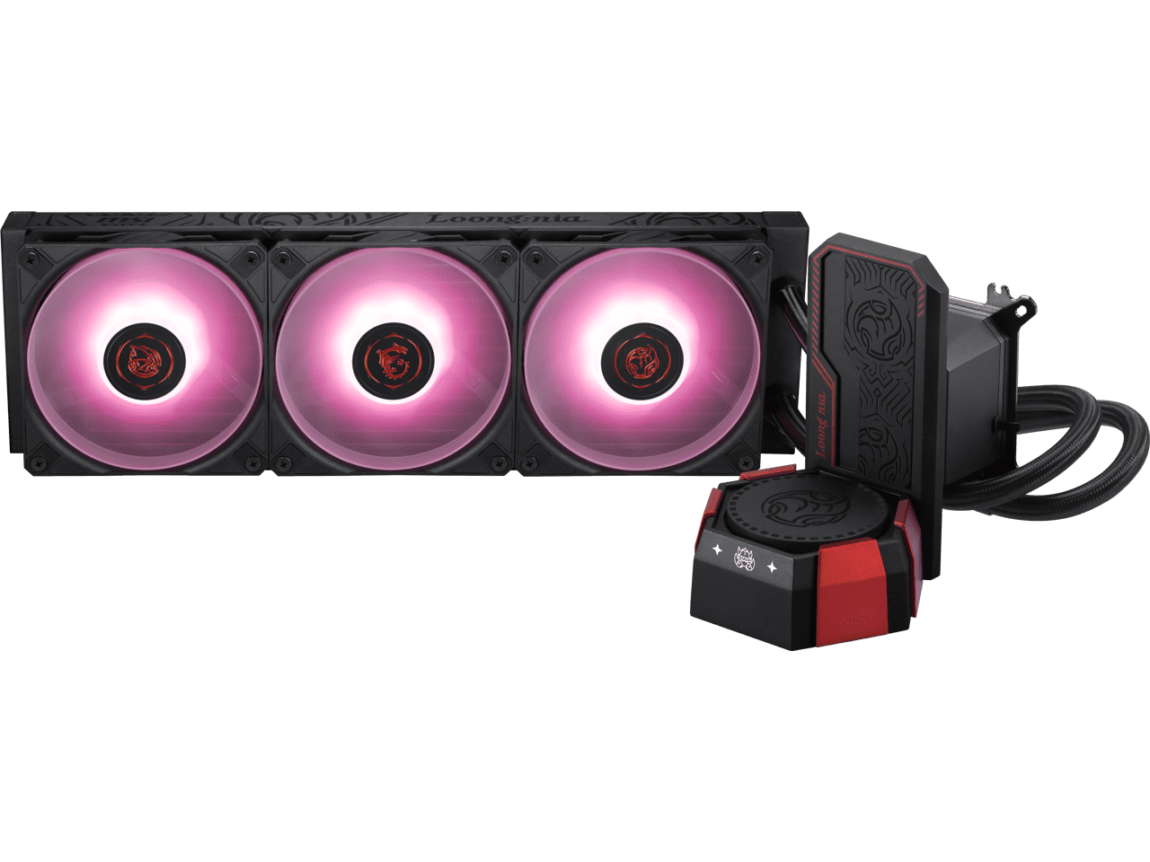 MSI MAG CORELIQUID E360 Monster Hunter, 360mm Radiator, Triple PWM