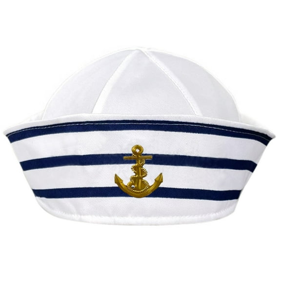 Sailors Ship Boat Captain White Seafaring Hat Adult Navy Marine Hat Boat Navigation Party Cosplay Outfit