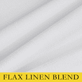 thumbnail image 3 of NICETOWN 100% White Blackout Curtains 90 Inch Long Linen Curtain for Living Room, 42"Wide, Thick Completely Blackout Curtains for Farmhouses, Insulated Thermal Window Curtains Drapes, 2 Panels, 3 of 7