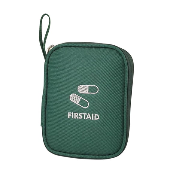 Portable First Aid Kit - Compact Travel Bag for Home, Outdoor, & Office - Lightweight Fabric Construction, Multi-Compartment Storage, Reflective Design for Easy Identification