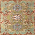 thumbnail image 1 of Ahgly Company Tapis d'Intérieur Lavable en Machine Traditionnel Rouge Renard Rouge, Carré 4', 1 of 7