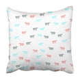 thumbnail image 1 of RYLABLUE White Animal Bear Scandinavian Pattern Stock Abstract Celebration Christmas Cute Forest Pillowcase 16x16 inch, 1 of 1