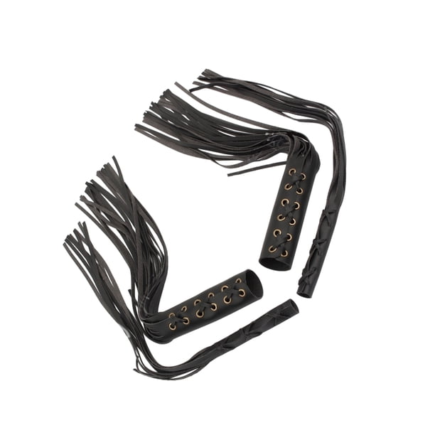 sweethay 4 piezas de cuero motocicleta freno manillar cubierta borla decorativa elegante moto manga accesorios de adorno Accesorios para motos Negro