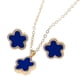thumbnail image 5 of Collar de flores Pendientes Charm Moda Accesorios de disfraces Conjunto de joyas Pendientes Azul oscuro Yuyangstore Collar colgante, 5 of 8