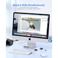 thumbnail image 4 of LENTION 3.3FT USB C Hub with HDMI,2 USB 3.0,Card Reader,Data/Charging Multiport Adapter for Laptop Docking Station Compatible MacBook,Windows,Chrome(C37,Silver), 4 of 14