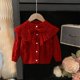 thumbnail image 1 of Falda de otoño e invierno para niños, lindo vestido para niña, falda de malla de estilo occidental, falda para niña británica, 1 of 6