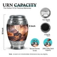thumbnail image 2 of SABURIAL Bike Urn - Mini Decorative Urn - Large Funeral Urns For Adult Ashes Men - Keepsake Cremation Urns For Women - Combo Of 10 Inch & 3 Inch, 2 of 7