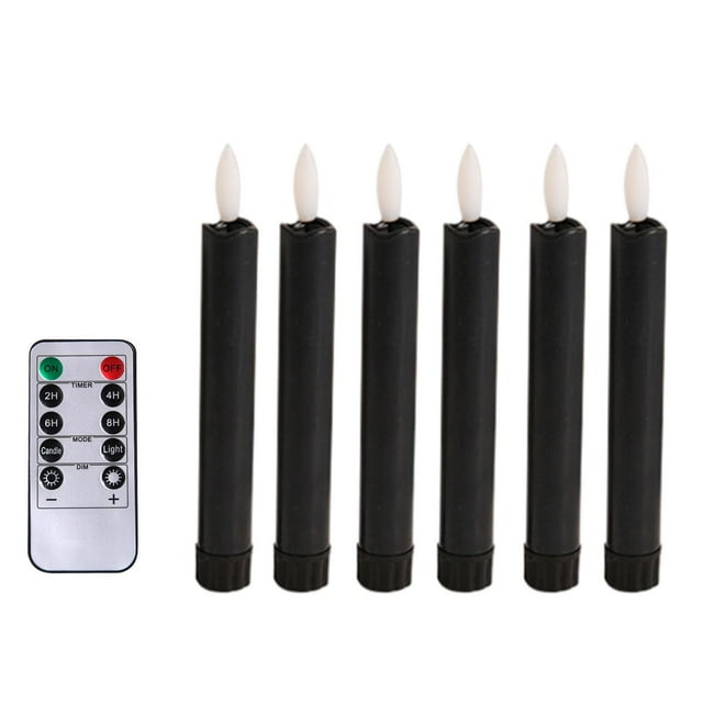 6x Bougies DEL à Piles Bougies Sans Flamme pour Chambre Table Holi