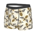 thumbnail image 2 of Kll Flying Bees1 Men'S Cotton Boxer Briefs Underwear-X-Large, 2 of 9