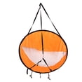 thumbnail image 3 of SHOWERORO 1 Set Foldable Kayak Wind Sail With Window Canoe Sail For Easy Setup Sun Protection For Orange, 3 of 8
