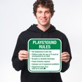 thumbnail image 2 of Playground Rules Sign, Use Playground At Own Risk Sign,, 2 of 8