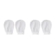 thumbnail image 4 of Bewildely 2 uds guantes de baño guante de baño exfoliante cuerpo fregado Facial multicolor guante toalla piel muerta baño limpieza blanco Blanco 2piezas, 4 of 6