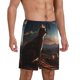 thumbnail image 2 of Fotbe Pyramid Desert Cat Pantalones Cortos de Pijama para Hombre, Ropa de Dormir, Pantalones de Pijama Cortos para Hombre-XX-Large, 2 of 6