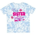 thumbnail image 3 of Inktastic Big Sister Again with Flowers and Arrow Girls Toddler T-Shirt, 3 of 5