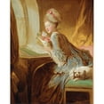 thumbnail image 3 of Jean-Honoré Fragonard 20x24 Black Modern Framed Museum Art Print Titled - The Love Letter (Early 1770s), 3 of 5
