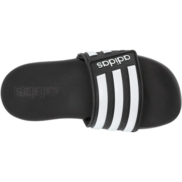 Adilette Comfort Adjustable Slides Sandal Black 13 US Uni Little