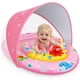 thumbnail image 1 of Baby Pool Float EZIGO con toldo de protección solar UPF50+, color rosa, 1 of 6
