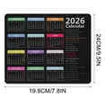 thumbnail image 3 of Mouse Pad 2025-2026 Calendar Mouse Pad With Stitched Edges Waterproof Non-Slip Rubber Base Ergonomic Computer Mouse Mat(1Pcs) JASKFLY, 3 of 9