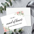 thumbnail image 3 of Koyal Wholesale Wedding Day Gift Cards Set with Envelopes Set of 12, Peach Pink Roses, 3 of 5