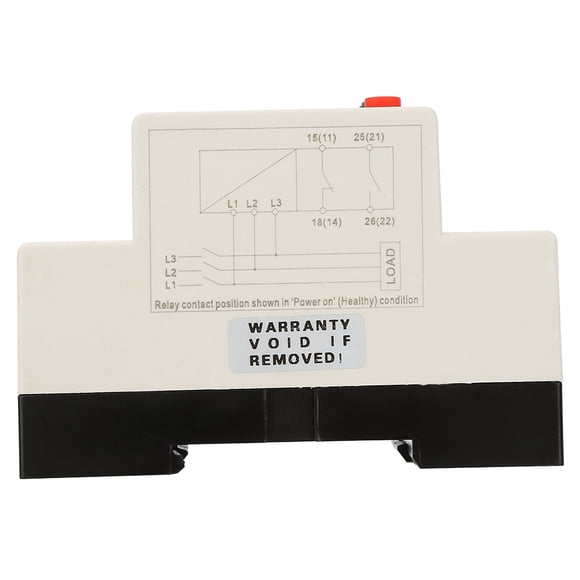 JVR 1000 3 Phase Protector Relay for Voltage , with LCD Display, Real, Time Motor Monitoring, Adjustable Over or Under Voltage, Adjustable Unbalance Rate and Time for