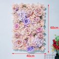 thumbnail image 3 of Wweixi Artificial Silk Flowers Wall Panel Wedding Party Backdrop Purple, 3 of 4