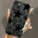 thumbnail image 4 of Funda protectora para teléfono con estrella de cinco puntas para iPhone 16 15 Pro Max 14 13 12 11 XS XR X 7 8 Plus SE 2020 Mini funda suave a prueba de golpes, 4 of 5